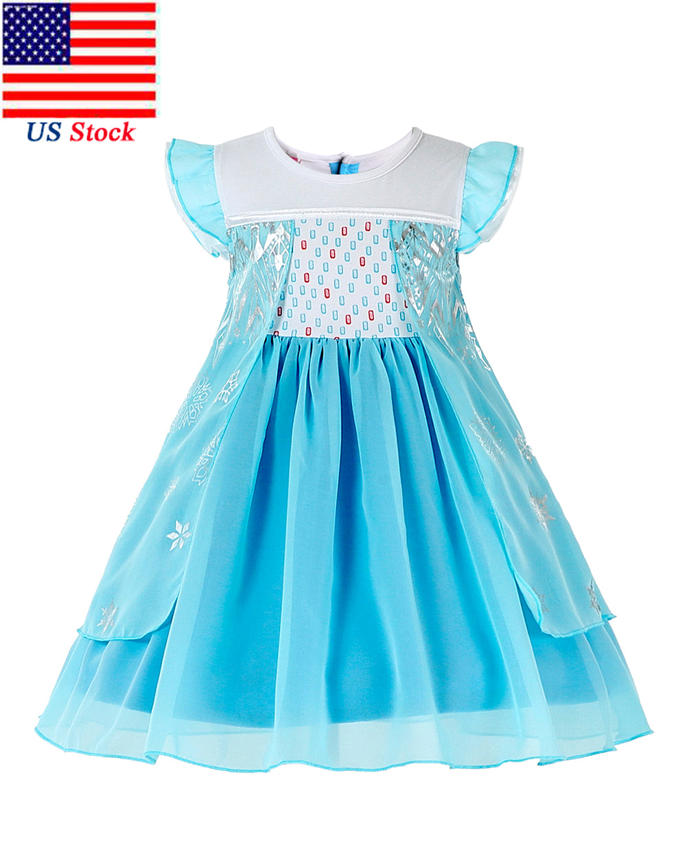 Baby Girls Princess Dress Cotton Halloween Party Costume Fancy Dress Up