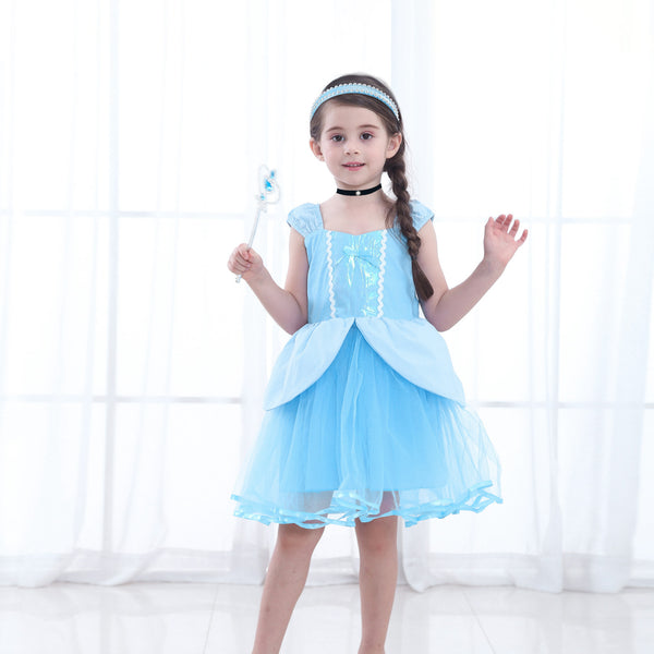 Princess Costume Headband & Choker Set for Girls Halloween Dress Up Accessories
