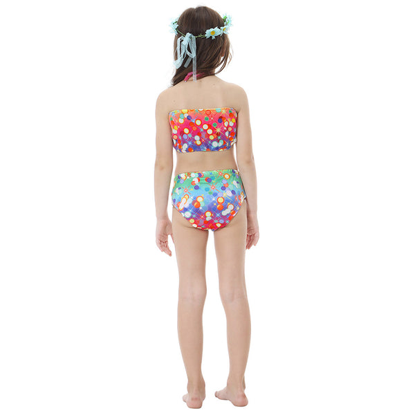 Girls Princess Bikini Swimsuit 2 with Jewel