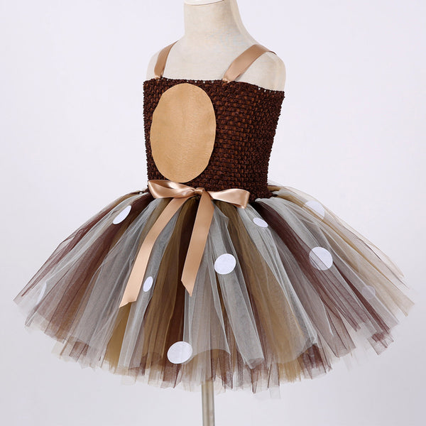 Baby Girls Fawn Costume Tutu Party Dress