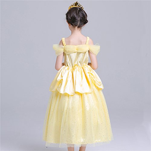 Girls Princess  Costume Party Layered Fancy Dress Up