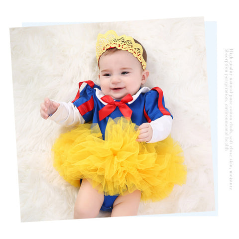 Baby Princess Costume Tutu Set (Romper,Tutu&Headband)