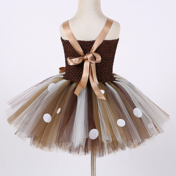 Baby Girls Fawn Costume Tutu Party Dress