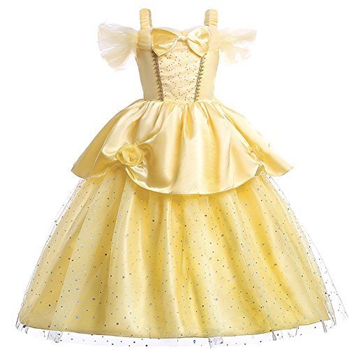 Girls Princess  Costume Party Layered Fancy Dress Up