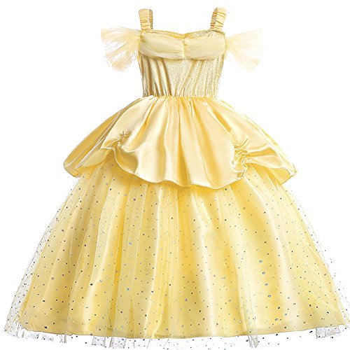 Girls Princess  Costume Party Layered Fancy Dress Up