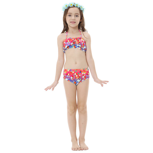 Girls Princess Bikini Swimsuit 2 with Jewel