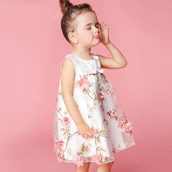 Toddler Girls Sleeveless Daily Dress