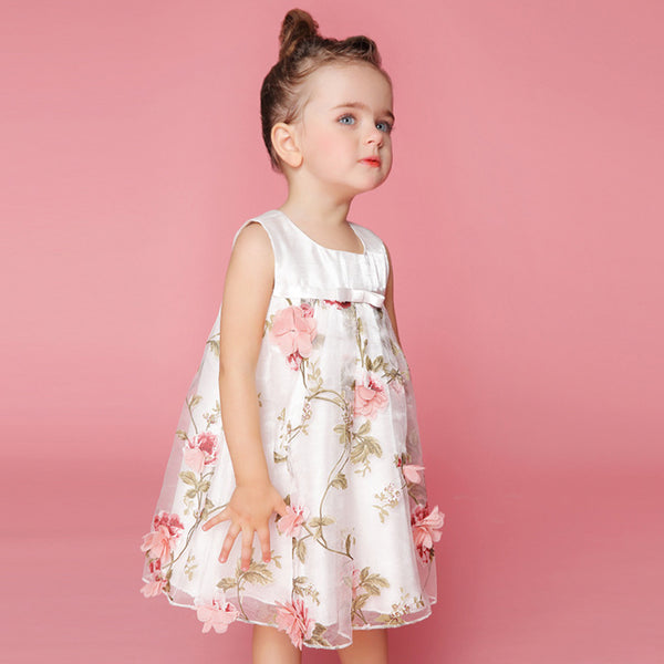 Toddler Girls Sleeveless Daily Dress