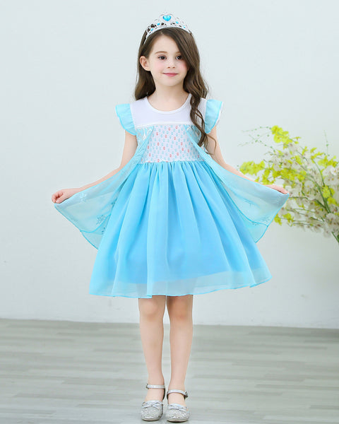 Baby Girls Princess Dress Cotton Halloween Party Costume Fancy Dress Up