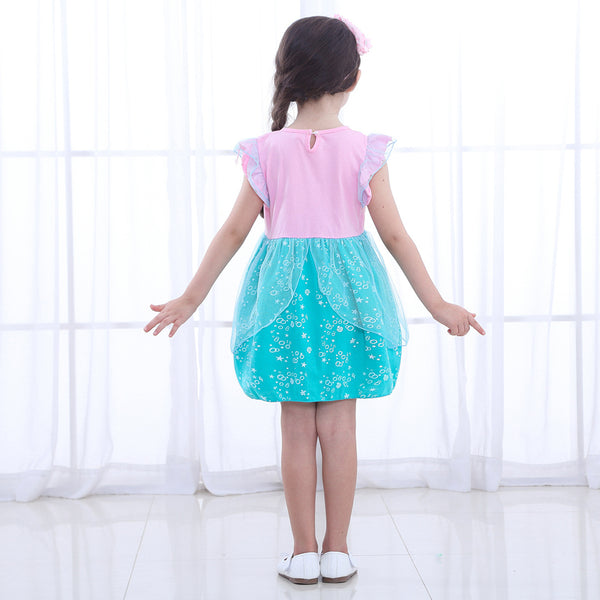 Baby Girls Princess Cotton Tiered Dress