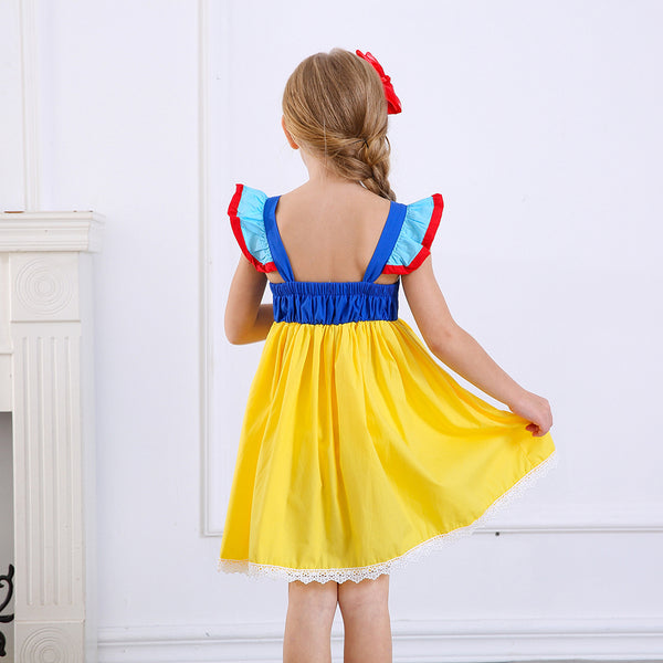 Baby Girls Princess Backless Costume Dress