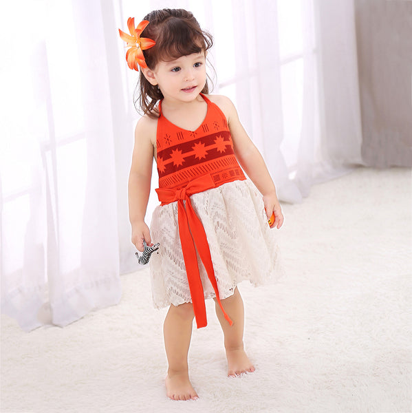 Baby Girls Princess Costume Red Dress