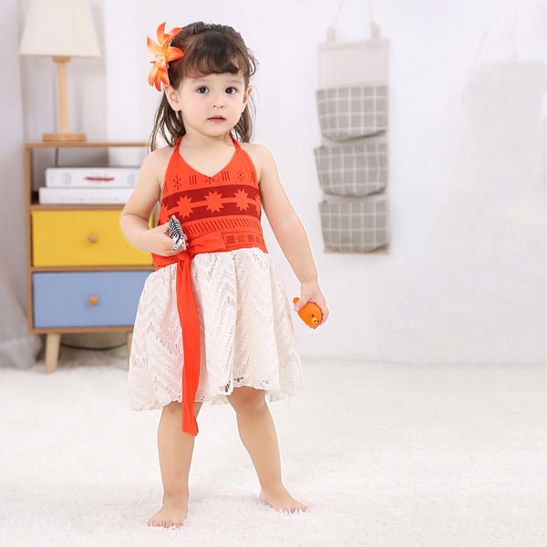 Baby Girls Princess Costume Red Dress