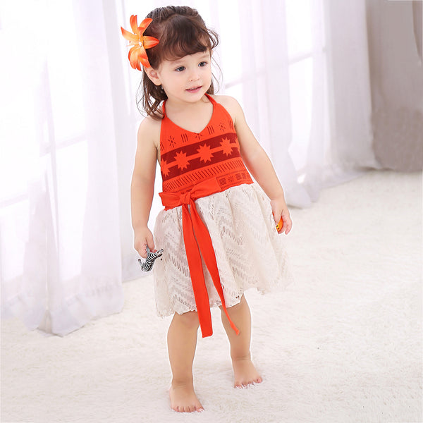 Baby Girls Princess Costume Red Dress