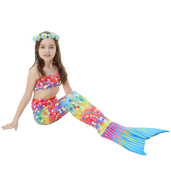 Girls Princess Bikini Swimsuit 2 with Jewel