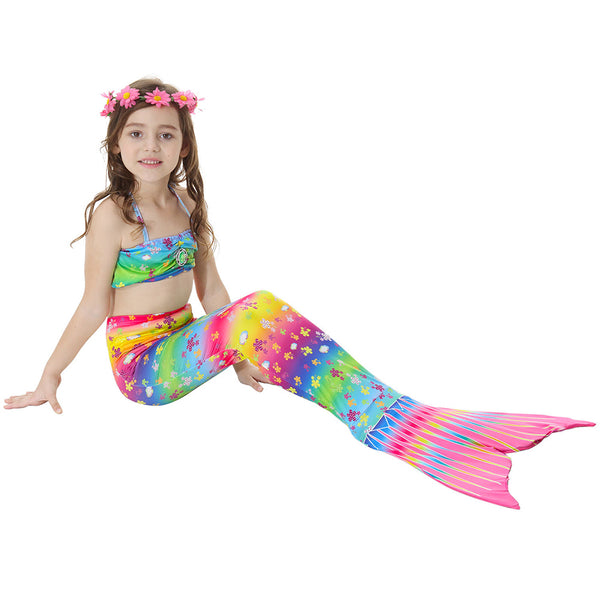 Girls Princess Bikini Swimsuit 2 with Jewel