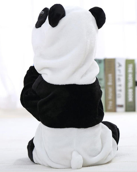Newborn Baby Cartoon Animals Winter Bunting Bodysuit Warm Hooded Romper Jumpsuit