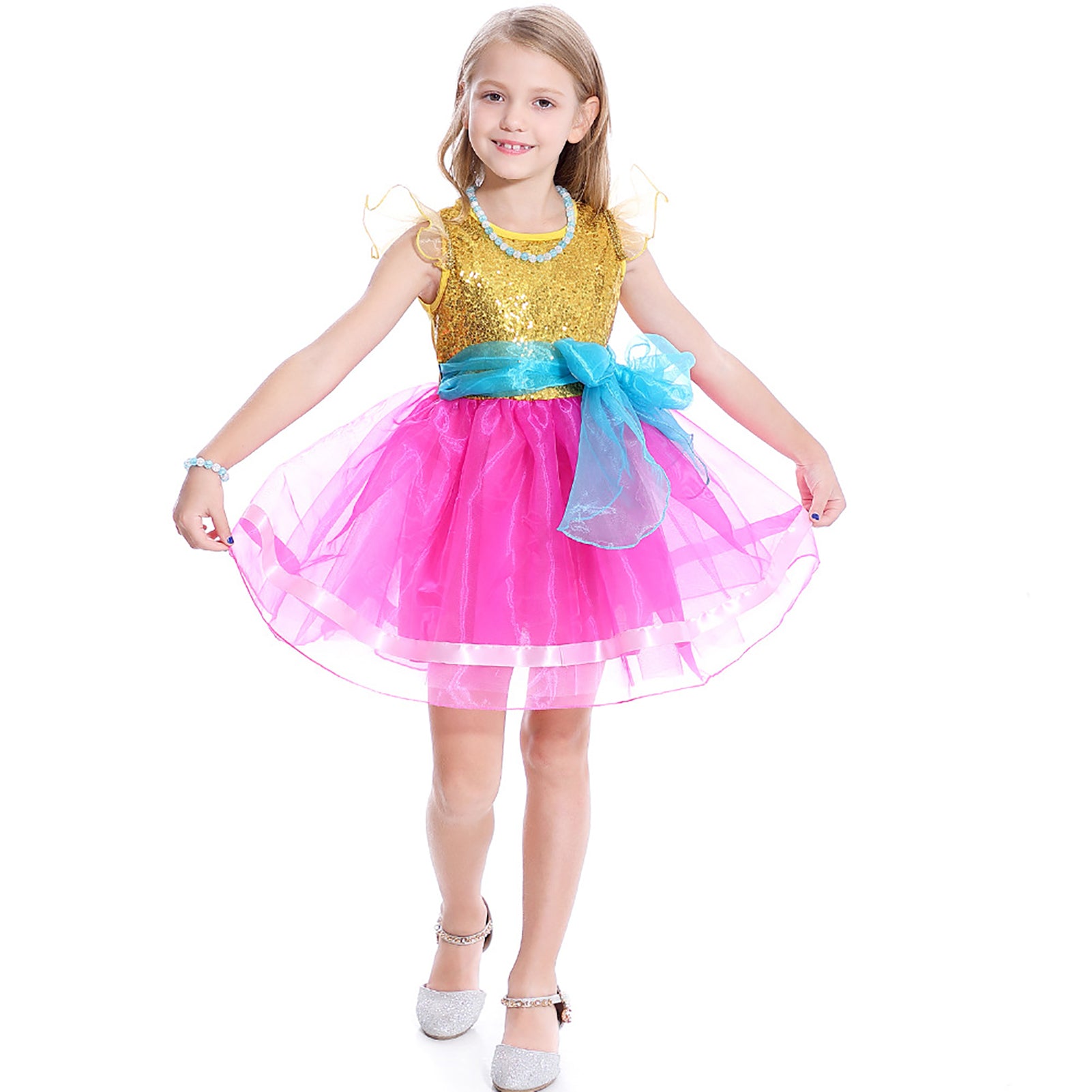 Nancy Classic Fancy Nancy Princess Girls Costume for Halloween Party