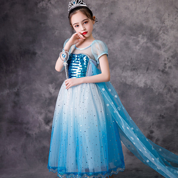 Little Girls Princess Dress Costume for Christmas Birthday Halloween