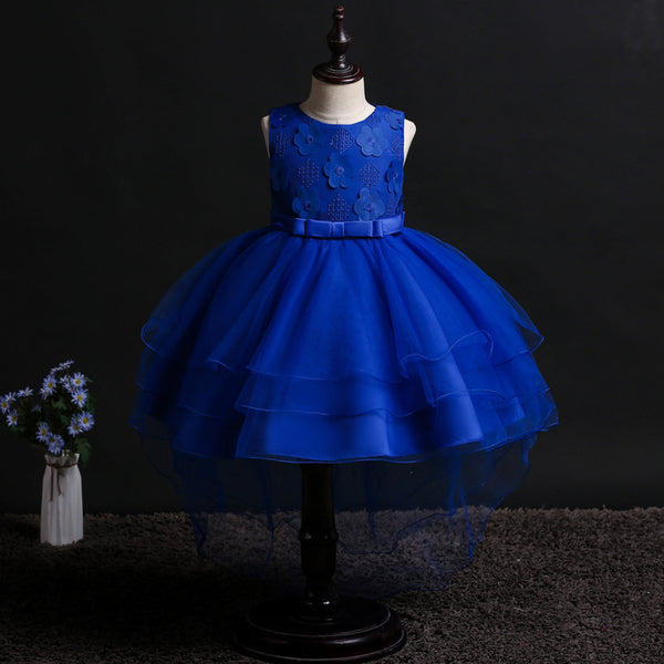 Little Girls 3D Flower Formal  Dress