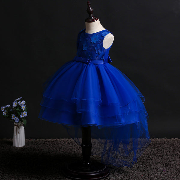 Little Girls 3D Flower Formal  Dress