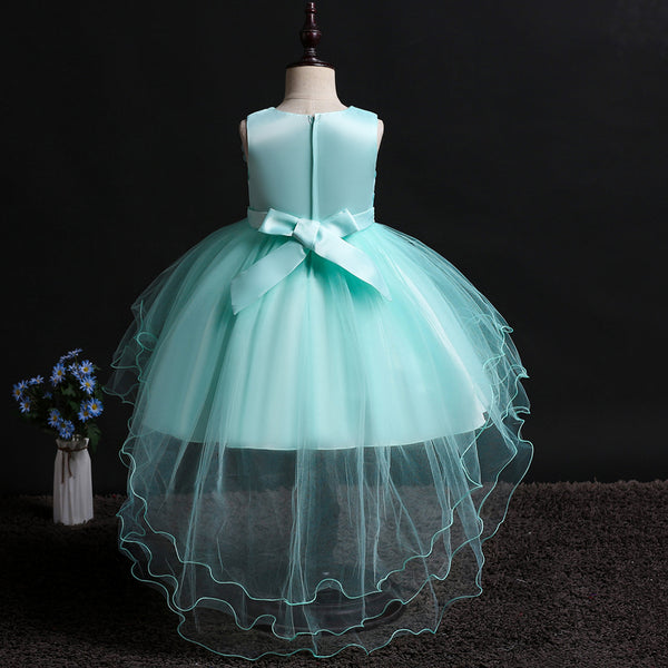 Little Girls 3D Flower Formal  Dress