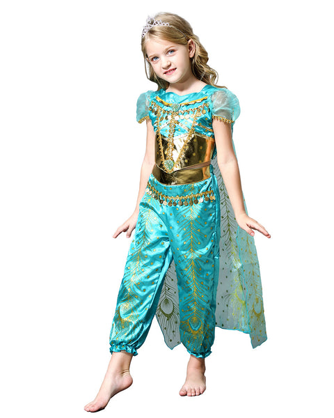 Girls Princess Costume Party Halloween Fancy Dress Up